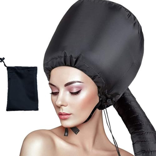 Cuffia Asciugacapelli, Casco Asciugacapelli da Casa, Caschi per Asciugatura, Portatile e Professionale, Bonnet Casco per Phon Capelli, con Elastico per Attacco Phon