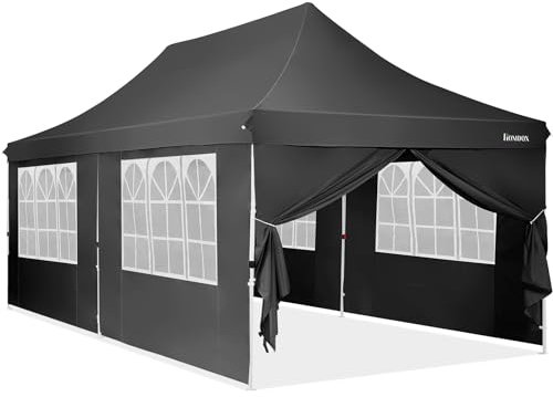 Pop-Up-Pavillon mit Seiten, wasserdicht, Festzelt, Partyzelt für Partys, 3 x 6 m