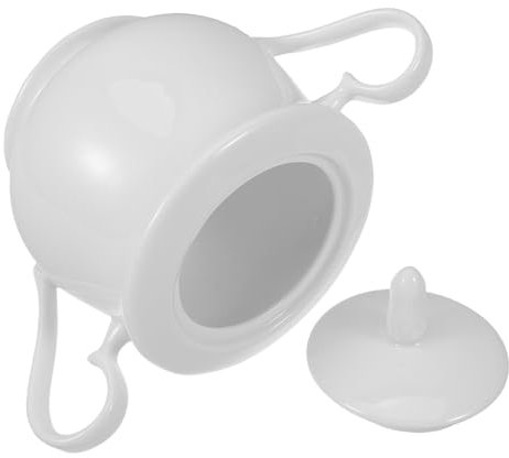 Alipis azucarero de cerámica almacenamiento de azúcar dispensador de azúcar pequeño azucarero jarra de condimentos de porcelana botes de azúcar antiguo tazón de cerámica