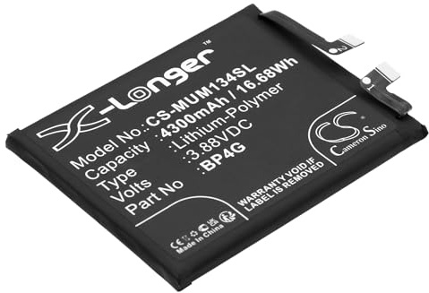 Cameron Sino CS Batterie de remplacement pour 2211133C, 2211133G, Mi 13, Mi 13 5G (4300 mAh) BP4G