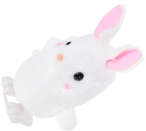 Yardwe Juguete De Conejo Que Camina Mecanismo De Relojería Juguete De Cuerda para Lindo Animal para Fiestas y Aliviar La Ansiedad