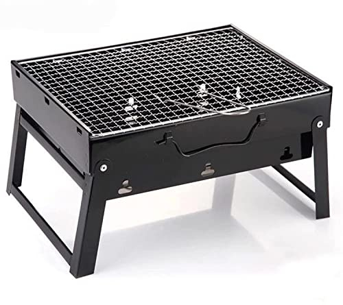 BBQ Grill Outdoor Gas grill 2pcs Parrilla de barbacoa plegable portátil para exteriores, Picnic, Camping, cocina, reunión familiar, jardín, fiesta