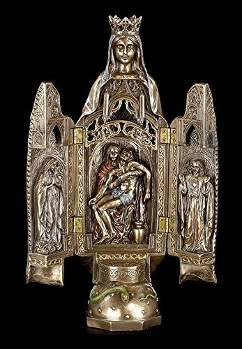 Figuren Shop GmbH Jungfrau Maria Figur - Flügelaltar