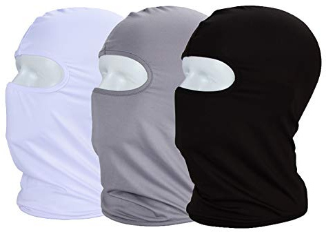 MAYOUTH Balaclava Ski Face Mask for Men Sun Uv Protection Windproof Neck Gaiter Face Cover Face Mask Under Motorcycle Helmet Cycling Outdoor Sports 3-Pack