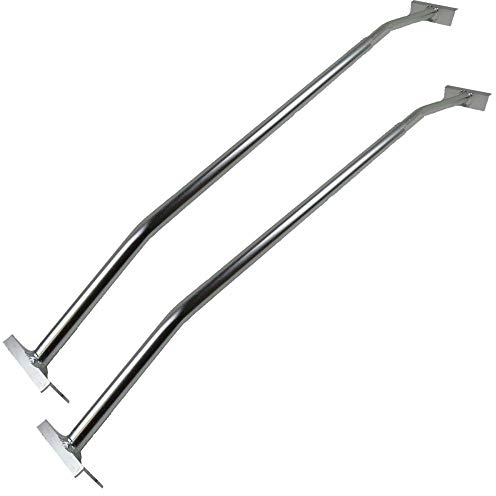 JB Brandl 2 x Alu Planenbügel für Flachplane, Ideal für PKW Anhänger 1,0-1,45m verstellbar