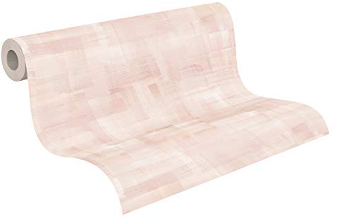 A.S. Création Vliestapete Geo Nordic Mustertapete 10,05 m x 0,53 m rosa beige 375325 37532-5