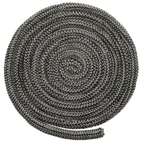 Joint de Porte de Poêle à Bois ​Corde en Fibre de Verre de Poêle à Bois, Kit de corde de réchaud 6 mm x 2 m Blanc résistant à la chaleur pour poêle à bois/bûches, portes en verre et joint de cheminée
