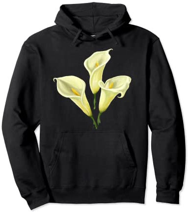 Calla Lilies Flower Floral Watercolor Spring Lily Pullover Hoodie