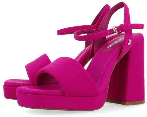 GIOSEPPO Sandalias Fucsia DE TACÓN Alto con Tira Acolchada para Mujer Denton