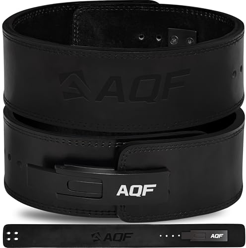 AQF Gewichthebergürtel 10mm, Hebelschnalle, IPL & USPA Zugelassen