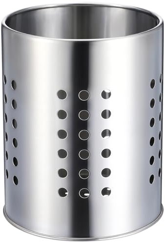 Thinp Stainless Steel Utensil Holder, 5.91X 4.72 Round