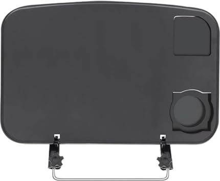 Smileshiney Auto-Tabletttisch,Autotisch - Klappbarer Auto-Rücksitz-Tabletttisch,rutschfeste Unterlage, Reise-Autozubehör, Essen, Arbeiten, Laptop-Schreibtisch, Essen, Essen, Rücksitz, Reisetabletts