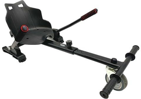 BE COOL Sitting Bull Kart-Aufsatz für Hoverboards – Universeller Hoverboard Sitz, Einstellbare Länge 68-90 cm, Belastbar bis 100 kg, Kompatibel mit 6,5 & 8,5 Hoverboards, Hoverkart
