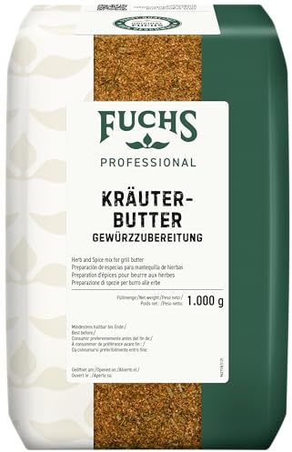 Fuchs Professional - Preparazione di spezie per burro alle erbe | 1000 g | Sacchetto grande | Per professionisti Ho.re.ca e ristoranti