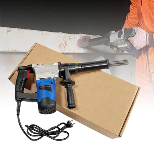 1100W Electric Needle Scaler (High Efficiency/Performance), Electric Jet Chisels - Hand-Held Needle Scaler, Rust Removal Cleaning Machine for Removal of Rust, Weld Slag and Paint