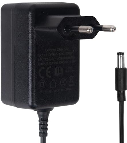 Caricatore da 12 V, 1 A, per veicoli elettrici, alimentatore di rete per batterie al piombo da 12 V in auto giocattolo, moto, ATV, SUV e veicoli a carico
