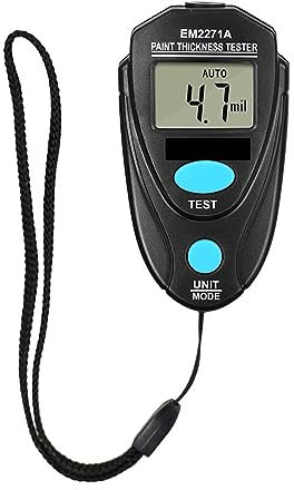 Misuratore di spessore della vernice, EM2271 Spessimetro digitale for rivestimento for auto Fe/NFe 0,00-2,20 mm Misuratore di spessore for auto Misuratore di spessore for rivestimento