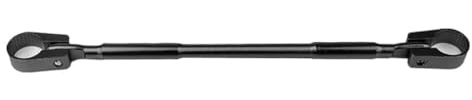 Motorcycle Balance Bar 22mm Alloy Aluminum Motorcycle Handlebar Brace Crossbar Modified Strengthen Handle Bar Clamp Balance Beam Motorcycle Cross Bar(Black)