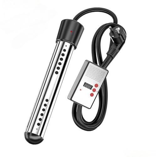 Chauffe-eau électrique instantané pour salle de bain et douche, avec minuterie intelligente, chauffe-eau compact sans réservoir de 3000 W, idéal pour les seaux, les éviers, les camping-cars.