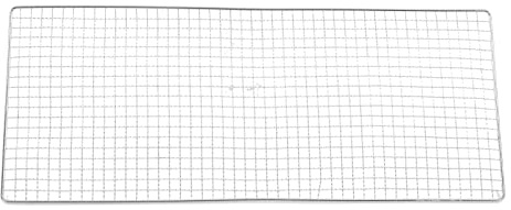 Barbecue Wire Mesh 24.4x10.2in Stainless Steel Rounded Corner Widely Used Stainless Steel Grill Grate for Camping BBQ