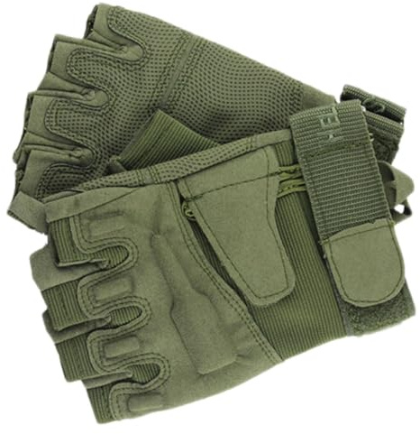 NIYANGLE Outdoor Men’s Half-Finger Cycling Gloves XL Non-Slip Sports Fitness Gloves for Mountain Biking and Exercise Sturdy Material Random Color