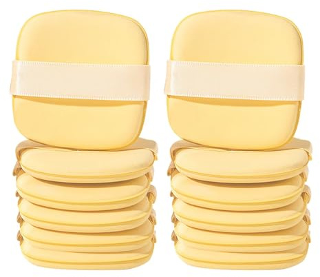 12 Pcs Make Up Sponge Set, Washable Reusable Makeup Sponge, Ultra Soft Beauty Sponge, Wet Dry Makeup Tool, for Liquid Foundation, Concealer, BB Cream, Liquid Cosmetics