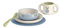 Suavinex, Vajilla Infantil de Aprendizaje para Bebés +6 Meses, Irrompible, Apta Para Lavavajillas y Microondas. Incluye: Taza + Plato + Bol + Mantel Antideslizante + Cuchara. Blanco Verde