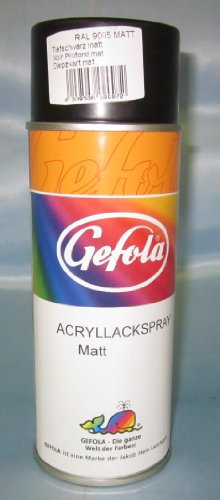 SparVar Lackspray RAL 9005 Tiefschwarz matt, 400 ml