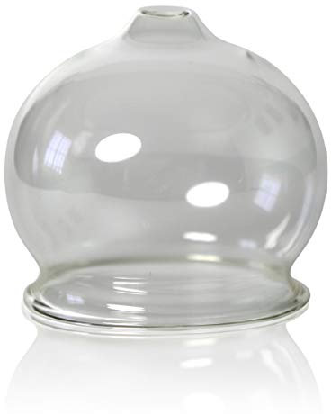 Lauschaer Glas Feuer-Schröpfgläser einfach d Kugel ca.35mm -80 mm mundgeblasen,handgeformt, Schröpfglas, Schröpfgläser, Original (70mm)