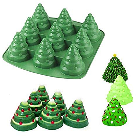 Moule En Silicone 3D Arbre De Noël Gâteau Chocolat Cookie
