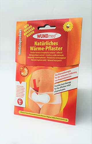 Kreher 10 Stück Wärmepflaster für Regel- und Periodenschmerzen - langanhaltende Wärme bis zu 8 Stunden, schmerzlindernd, hypoallergen - MaÃŸe: 22 x 9,5 cm