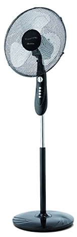 Ariete 846 Freshair Ventilatore a Piantana, 3 Velocità, Elica a 3 Pale, Funzione Oscillazione e Inclinazione, 45 W, 40X40X130 Cm, Plastica, Nero