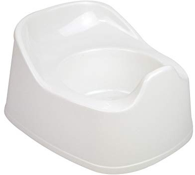 Baby Potty Toilet Training Toddler Re-usable Plastic Easy Clean Lightweight Girls White