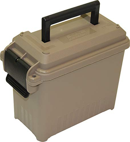 MTM AC15-72 Munitionsdose Mini für große Munition, wasserabweisende Dichtung, doppelte Vorhängeschloss, 5,4 kg Kapazität, hergestellt in den USA, Dark Earth