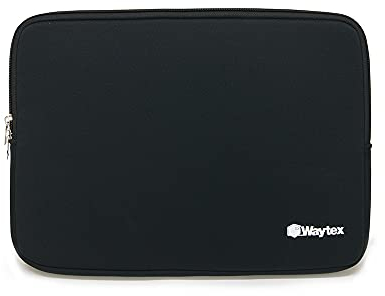 WAYTEX 71001 - Custodia per tablet e laptop da 10-11 pollici, in neoprene morbido, colore: Nero