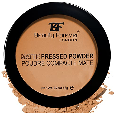 Beauty Forever Matte Pressed Powder, Oil Free & Lightweight, 8gms (07 Toast)