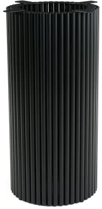 Magnetic Mobel Metall Tischfuß Rund Tisch Esstisch Tischbein Gold Schwarz Weiß 34x72 cm (Schwarz)