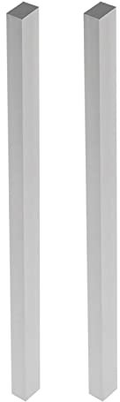 CoCud Quadrato Utensile Punta, 10mm x 10mm x 200mm, Alta Velocità Acciaio 4241 Tornitura Utensile Fly Fresa Fresatura Sbozzato - (per Tornio Fresatura Macchina), 2 pezzi