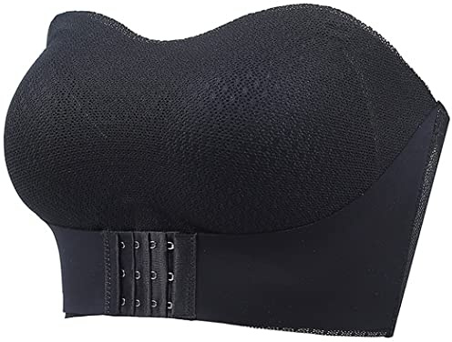 ZESLIV Soutien-Gorge Bandeau sans Bretelles pour Femme - sans Armatures - Grandes Tailles - Bustier Push-up