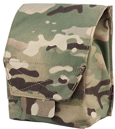 Taktische MOLLE 9 mm/5,56 Mag Tasche, multifunktionale Lebensmitteltasche, Militär-Utility-Hüfttasche, Handy-Gürteltasche für Weste, Gürtel