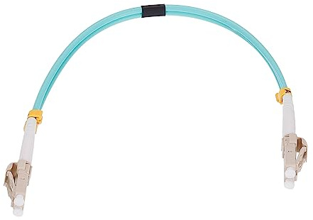 sourcing map 0.2m Glasfaserkabel OM3-3mm, LC auf LC Stecker LWL Multimode | Glasfaser-Kabel Duplex, Kompatibel mit Deutscher Telekom, Grün