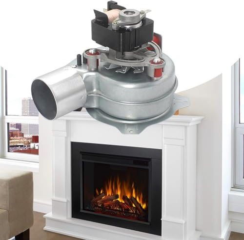 Kamingebläse, Heizofenventilator, 35 W Kamin-Gebläse, hohe Temperaturbeständigkeit & geräuscharmer 220 V Kesselventilator