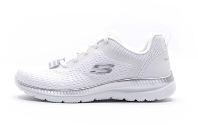 Skechers Scarpe da Ginnastica da Donna, Bianco, 36 EU
