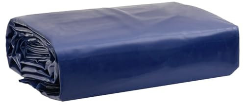 LAPOOH Abdeckplane Blau 3x6 m 650 g/m Gewebeplane, Plane Wasserdicht, Abdeckfolie, Bauplane, Tarpaulin, Allzweckplane, Gartenplane, Zeltplanen - 156159