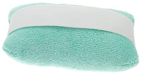 Fingertrennpad aus Handtuchstoff in Grün mit Ergonomischer Form | Finger und Hand, Luftdurchlässig und Trocken, Geeignet für Diabetiker und Ältere Menschen