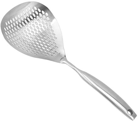 Passoire de Cuisine Cuillère en Acier Inoxydable, Louche Araignée Passoire de Cuisson