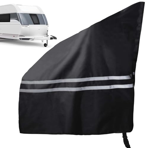 Dragstångsskydd husvagn, nötningsbeständig dragstångskåpa husvagn, universal 600D oxfordtyg dragstångskåpa släpvagn, reptåligt skydd för släpvagnskoppling skydd vattentätt