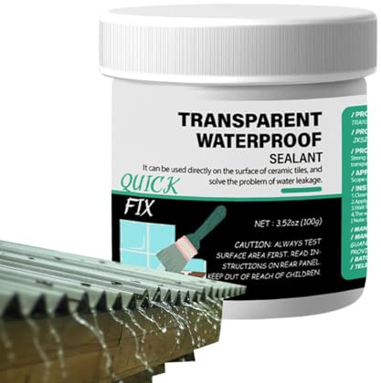 Transparent Insulation Sealant - Sealing Glue Set | Transparent Waterproof Coating Agent | Floor Repair Coating | Anti-Leakage Concrete Sealant, Invisible Agent For Roofs,Walls, Windowsills