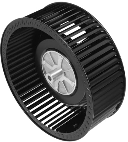 Ventola Cappa Cucina Nero in Ferro per Filtrazione Efficiente | Atmosfera Estiva, Compatibile con Cappa Aspirante e Ventola di Scarico, Ricambio per Motore Ventilatore