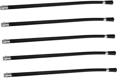 SHINEOFI Lot de 5 Tuyaux de Pulvérisation pour Extincteur en PVC et Fer, Tuyau de Décharge Haute Pression Portable pour Maisons et Bureaux, Suppression du Feu